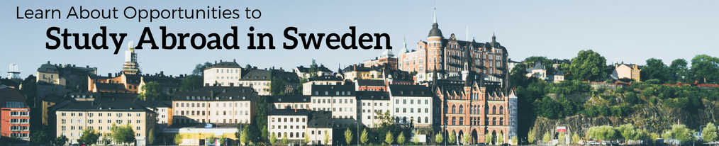 Sweden Scholarship Banner
